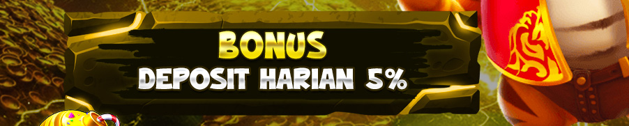 Bonus Deposit Harian 5%